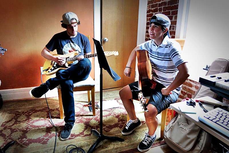 Songwriting workshop session at Make Great Music