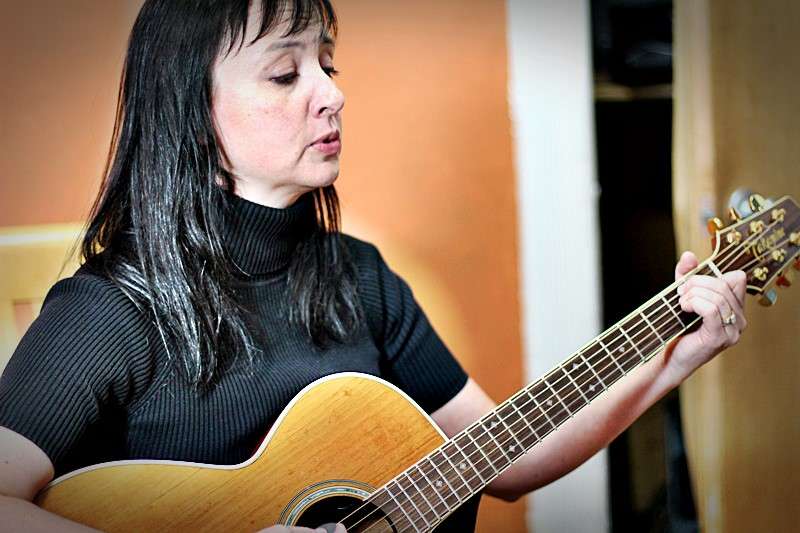 Student Tina during a lesson