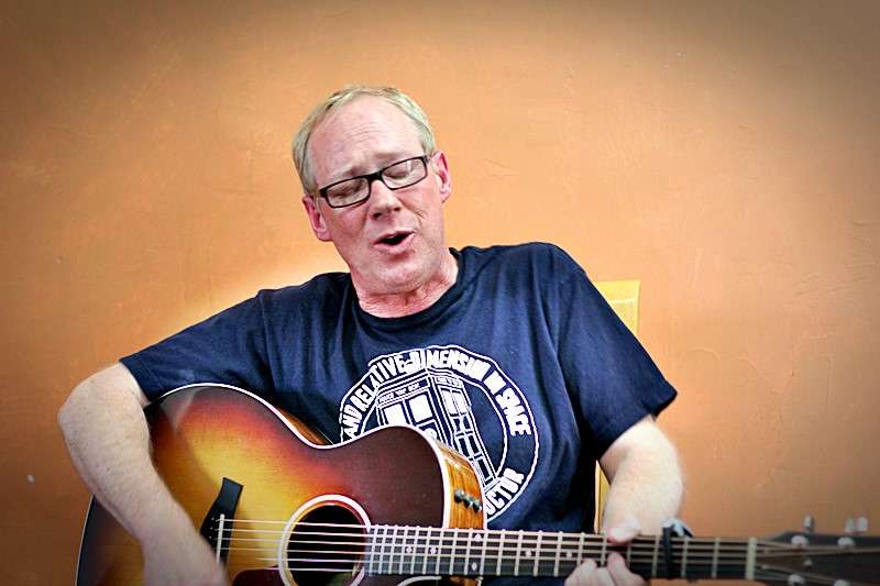 Student Chris singing